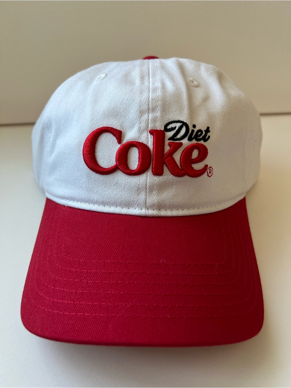 Coca Cola Diet Coke White and Red Baseball Cap